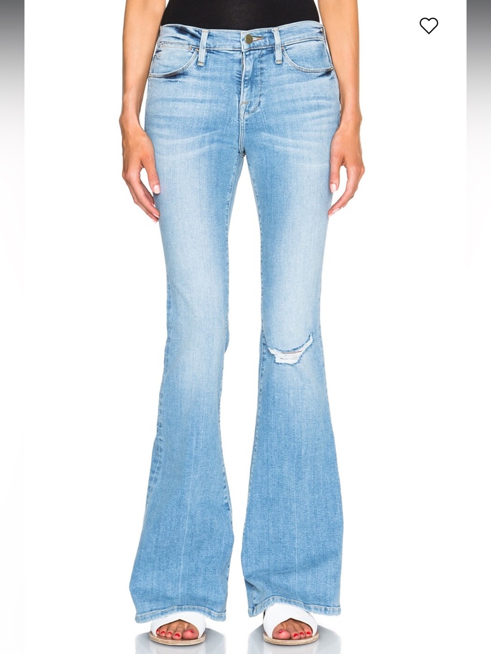 Frame Denim Women’s Le High Flare Jeans. Size 30. Color: Hillvale.